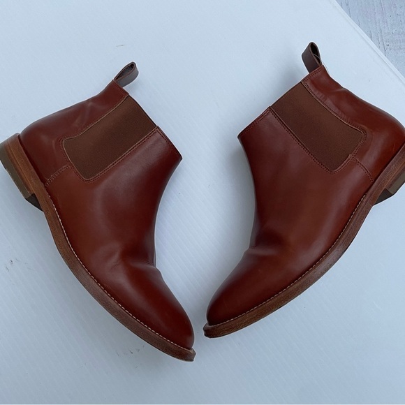 Jenni Kayne Saddle Leather Chelsea Boots Size 5.5 - Picture 8 of 13